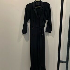 NBD small size black wrap dress